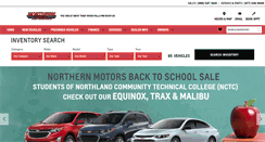 Desktop Screenshot of northernmotorsinc.com